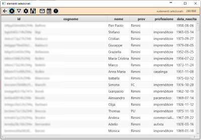 clienti selezionati form clienti selezionati